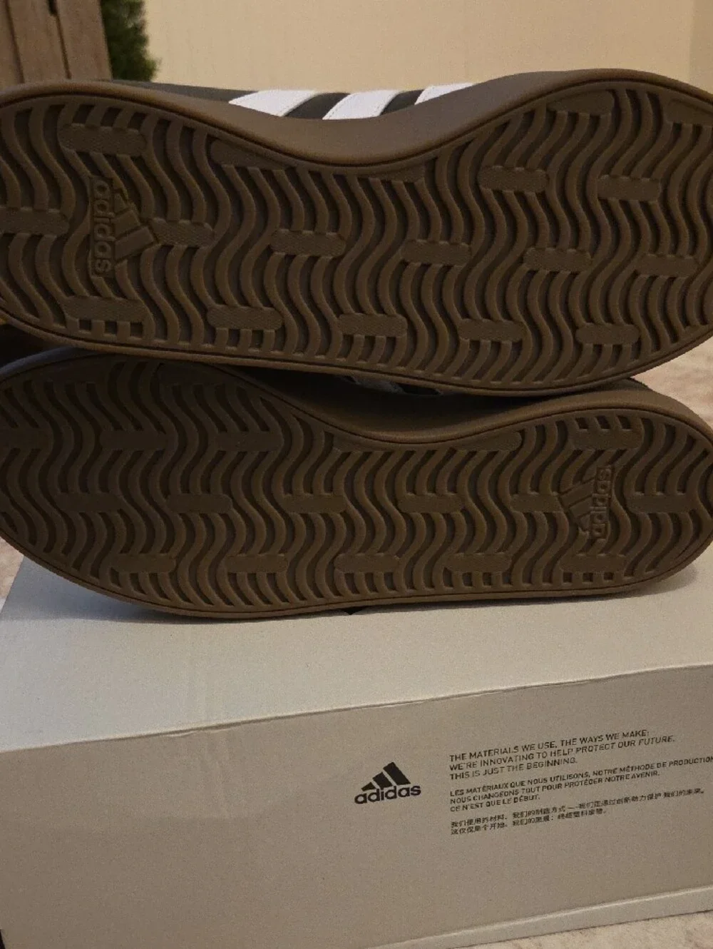 NWT. adidas Black and White VL Court 3.0 Skate Shoes